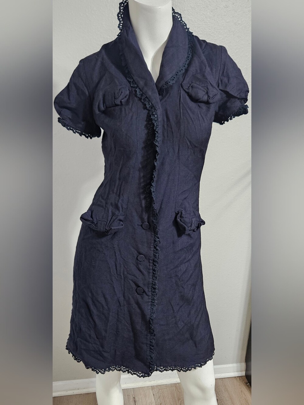 Givenchy Boutique Paris Vintage Dress Size 40